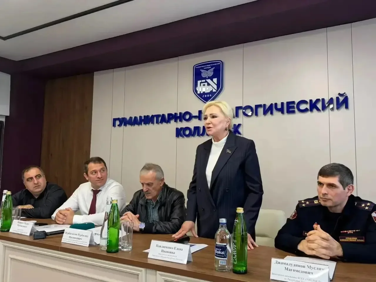 Елена Павлюченко приняла участие в открытии «Парты Героя» имени Магомеда Нурбагандова