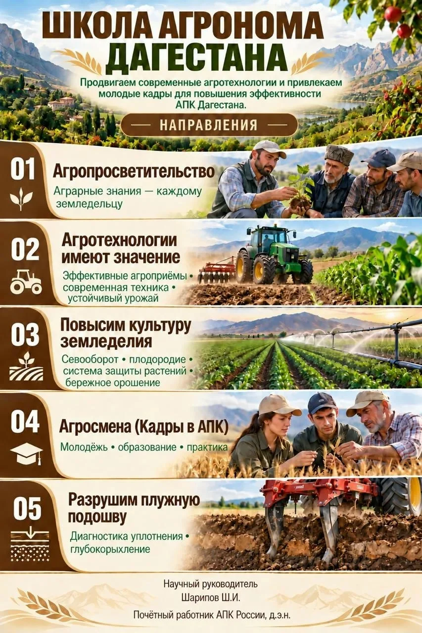 В Дагестане развивают агропросвещение для фермеров и молодёжи