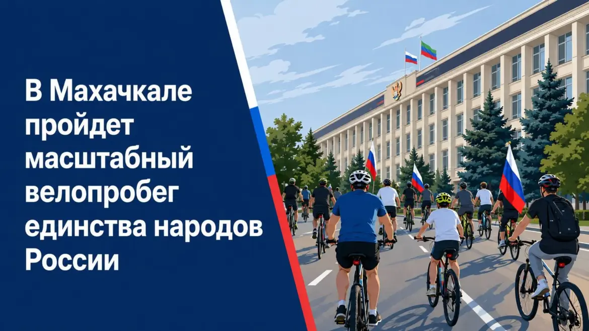 В Махачкале пройдет масштабный велопробег в честь единства народов России