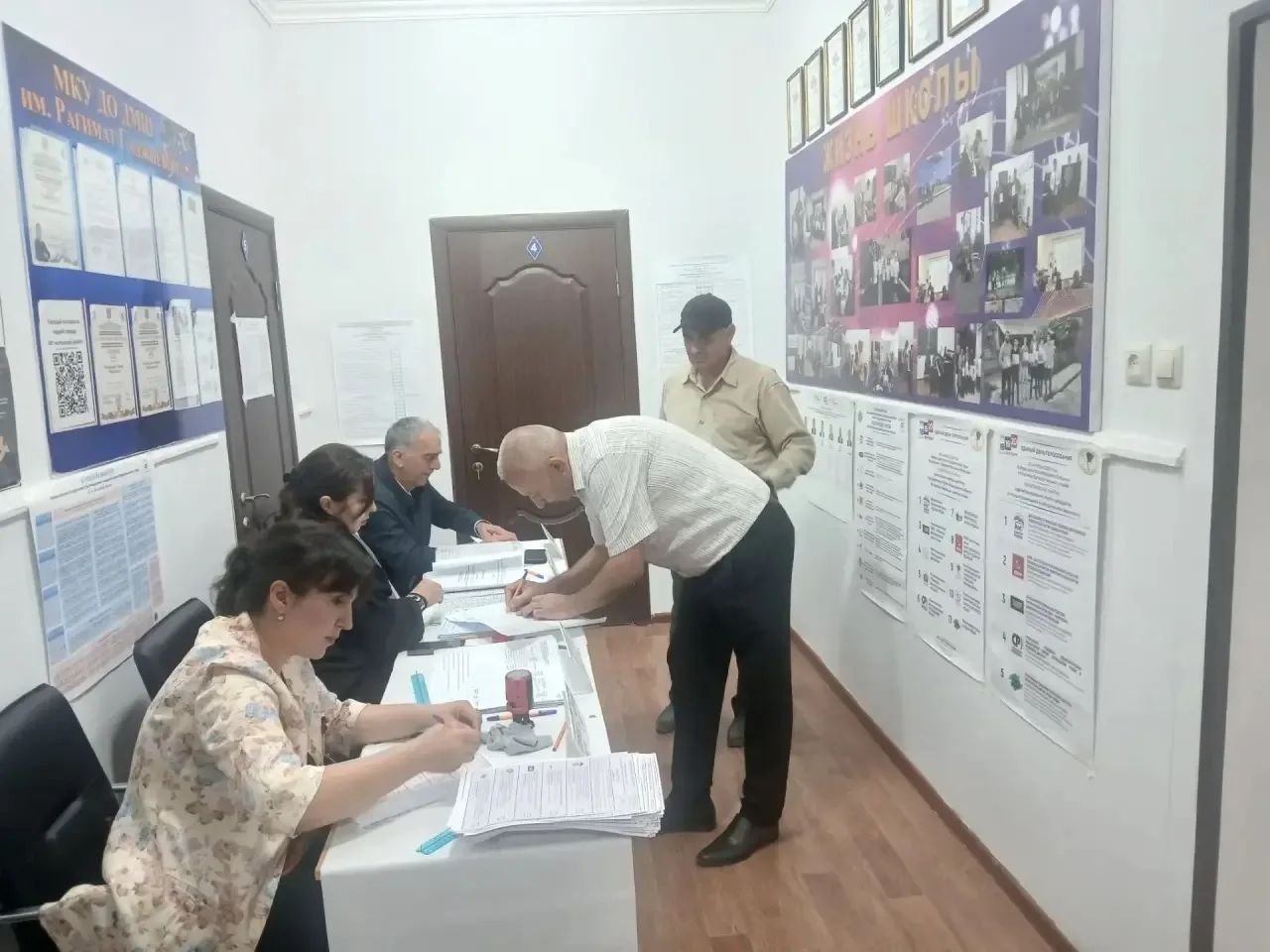 В Ахтынском районе открыты все 26 избирательных участков